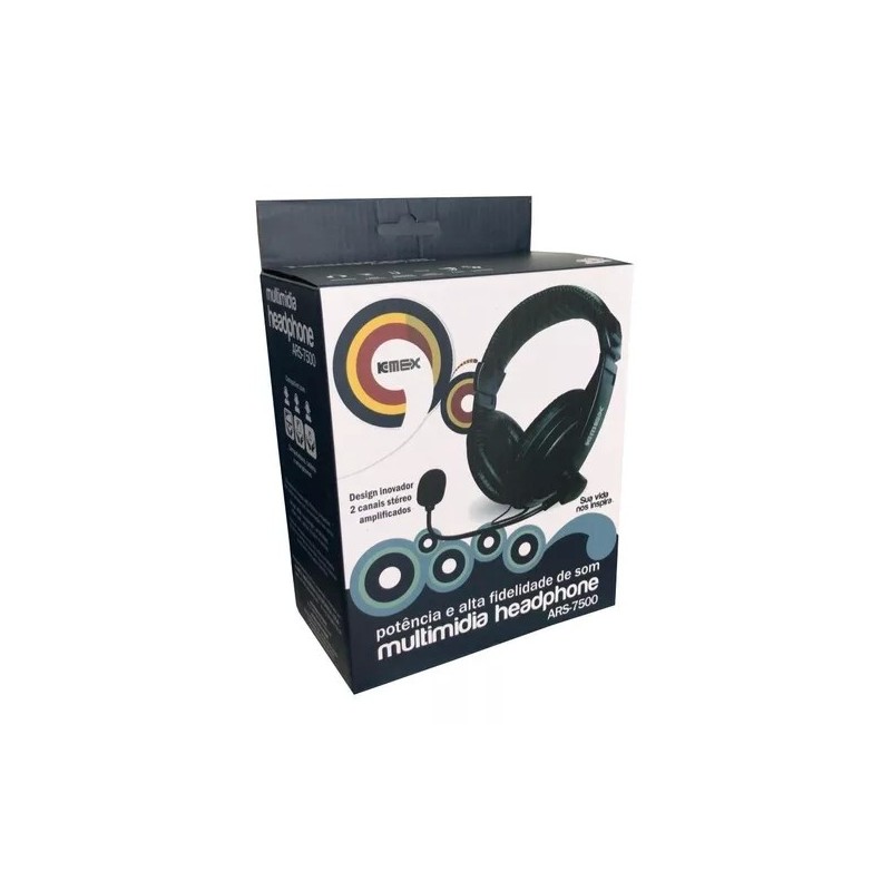 Headphone k-Mex multimidia ARS-7500