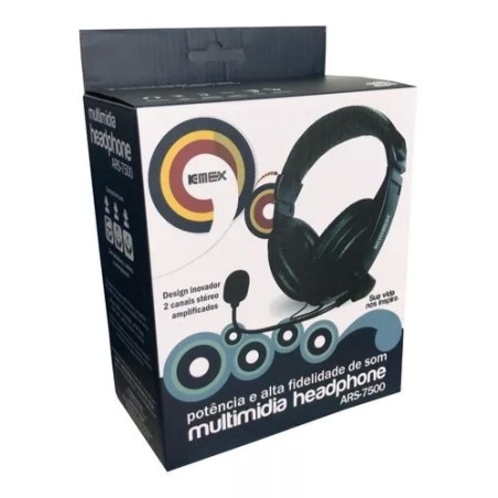 Headphone k-Mex multimidia ARS-7500