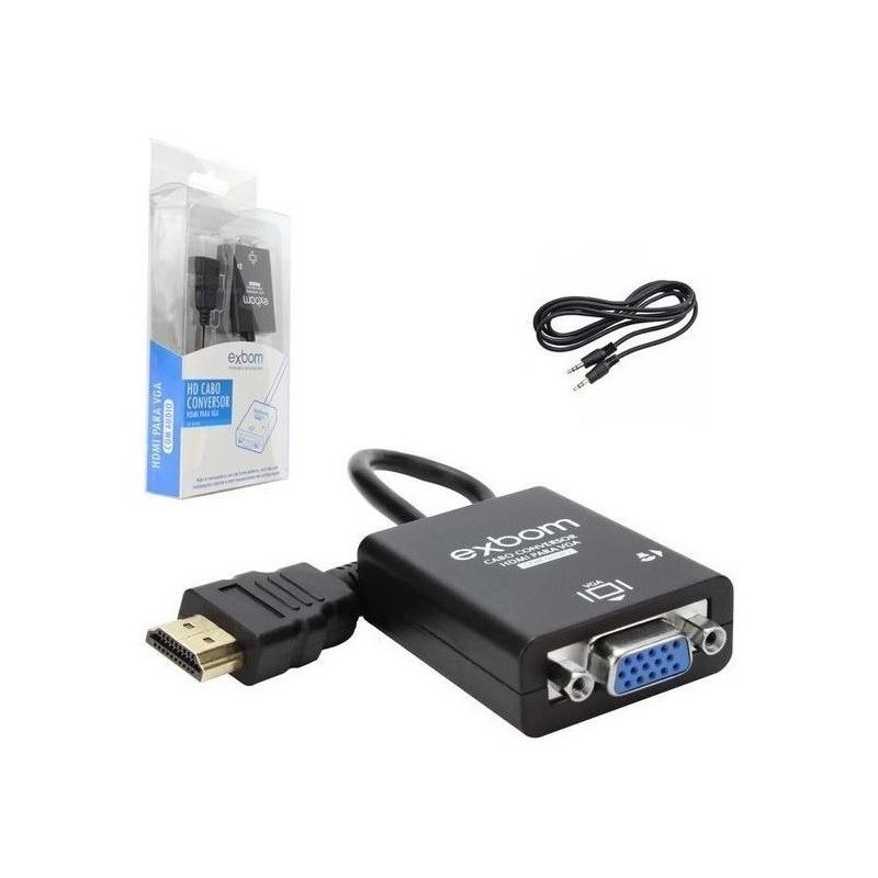 Conversor HDMI para VGA Exbom