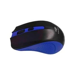 Mouse s/fio C3TECH 1000DPI M-W20BK preto e azul