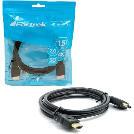 Cabo HDMI 2.0 4K 1,5M Fortrek HD201