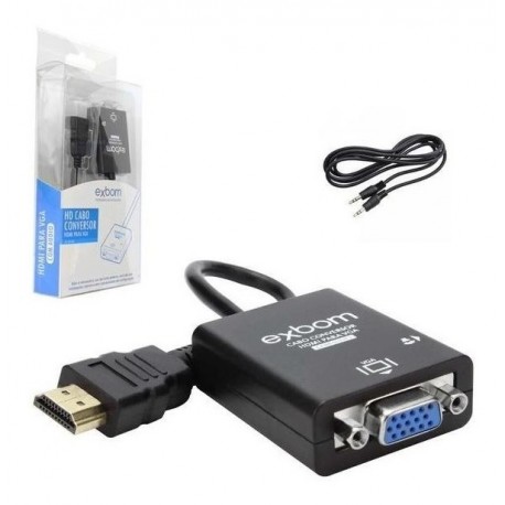 Conversor HDMI para VGA Exbom